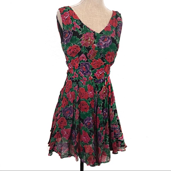 Vintage Rose Dress Cute